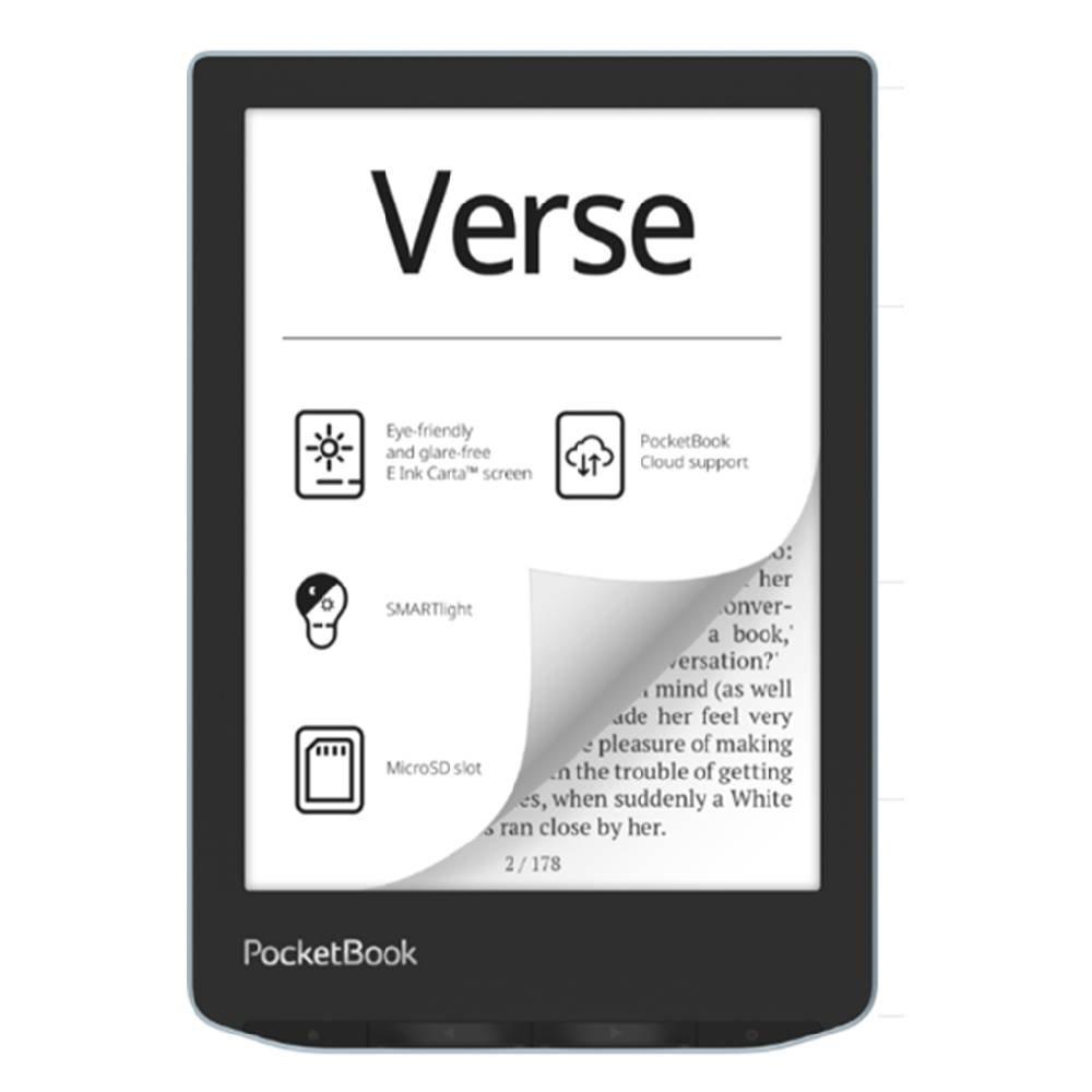 

Pocketbook verse e-reader, 6“, 512mb, 8gb, wi-fi, pb-629-2-ww - blue