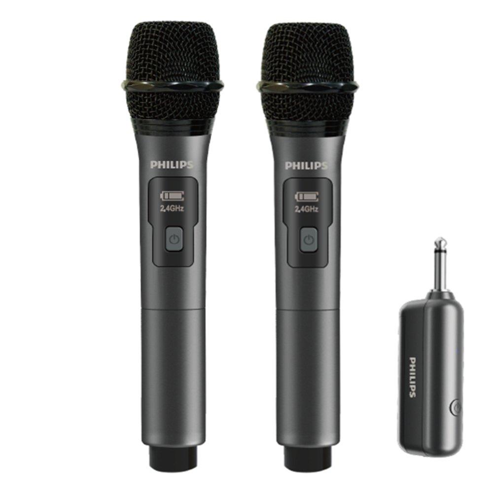

Philips wireless 2 microphone, dlm3401tp/00 - black