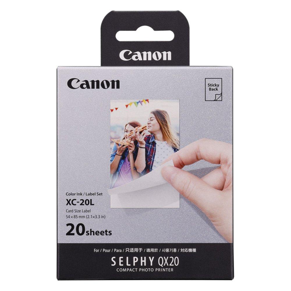 

Canon qx20 54x85mm square printing paper, 20 sheets, 6755c002aa - white