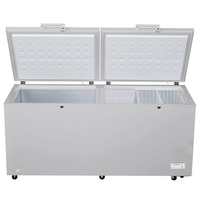 

Wansa 2 lids chest freezer, 708 liters, 25 cft, wc708dfx1mgm25 - grey