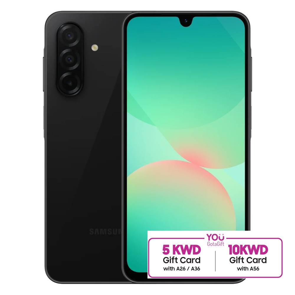

Samsung a26 5g phone, 6. 7", 6gb ram, 128gb, sm-a266bzkimea - black