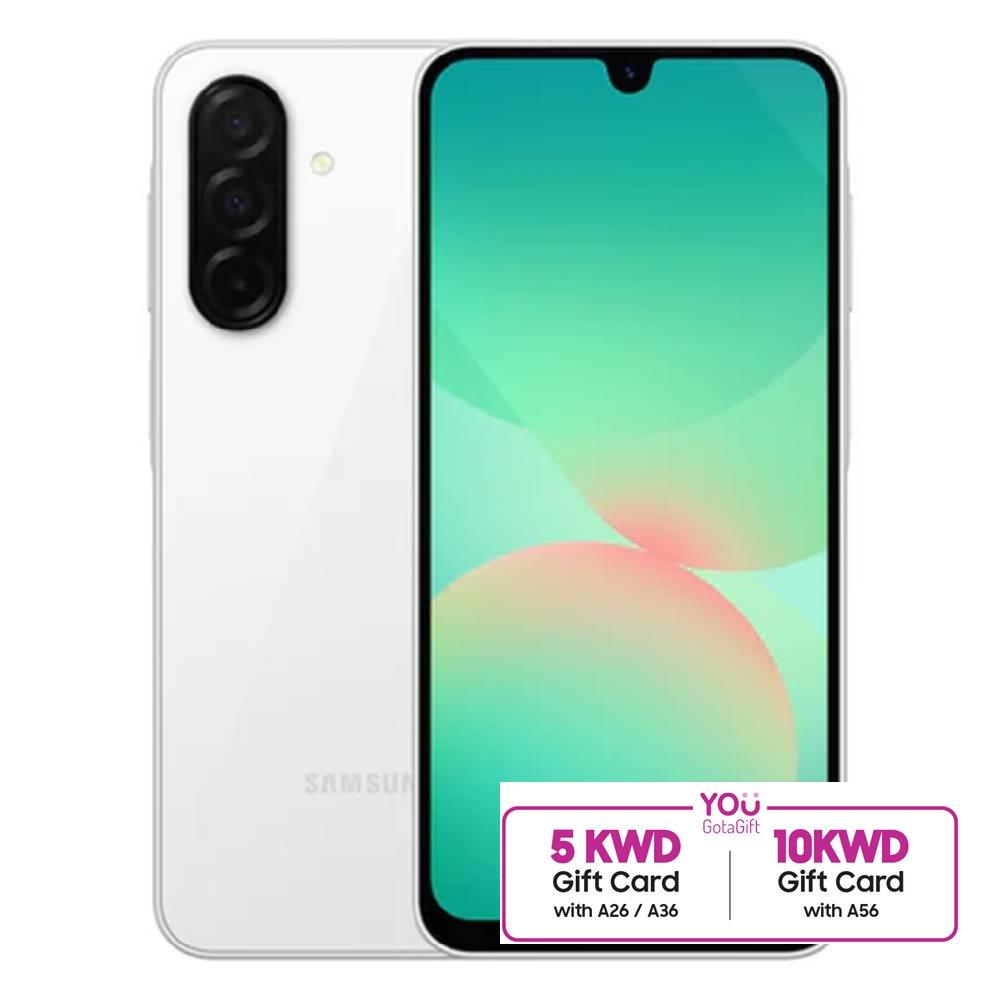 

Samsung a26 5g phone, 6. 7", 6gb ram, 128gb, sm-a266bzwimea - white
