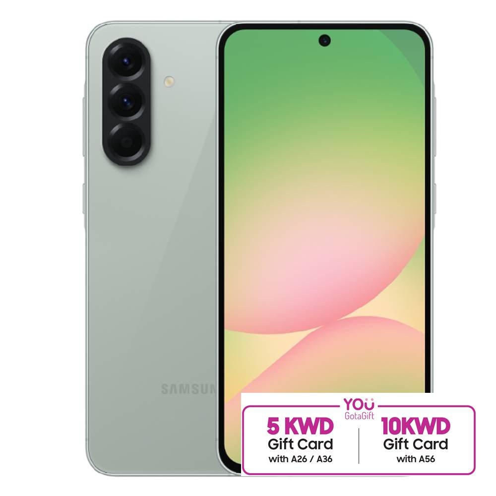 

Samsung a56 5g phone, 6. 7", 8gb ram, 256gb, sm-a566bzgwmea – olive