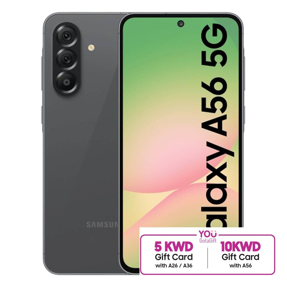 

Samsung a56 5g phone, 6. 7", 12gb ram,256 gb, sm-a566bzkymea – graphite