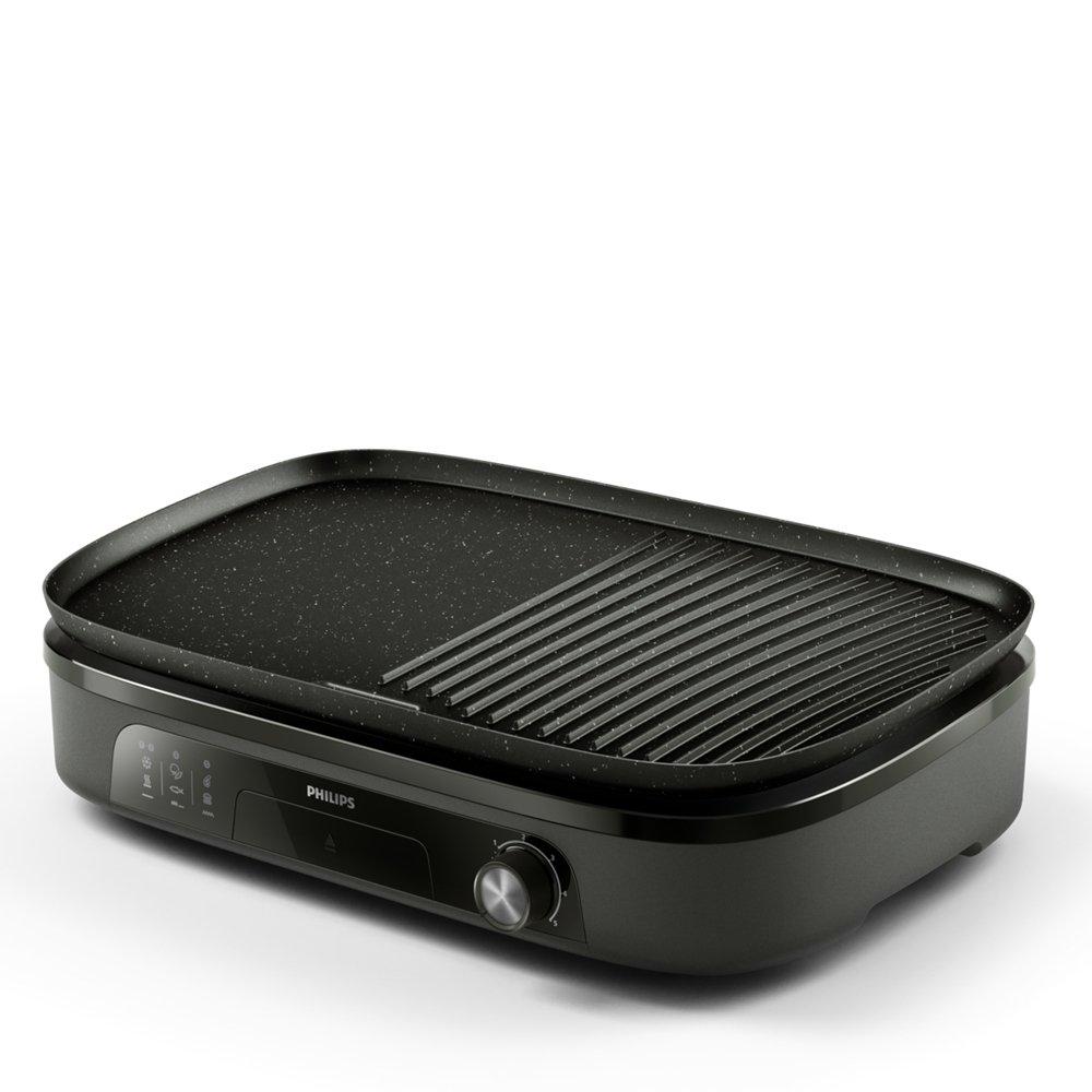 

Philips 2400w table grill, hd6210/90 – black