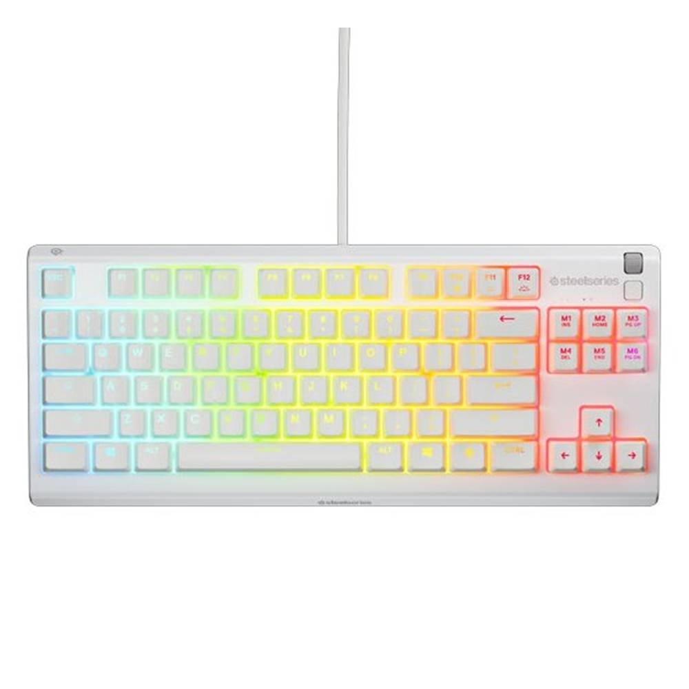 

Steelseries apex 3 tkl rgb gaming keyboard, 64819 - white