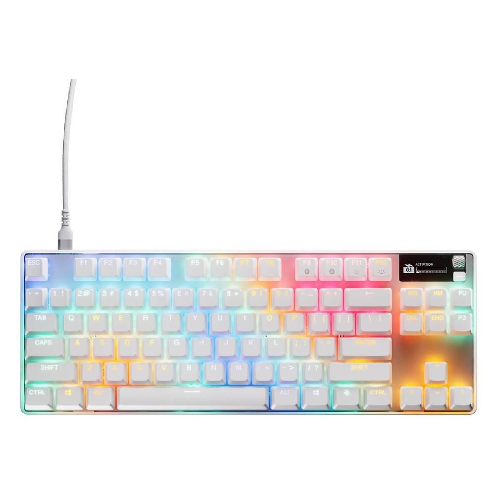 

Steelseries apex pro tkl gen 3 gaming keyboard, 64898 – white