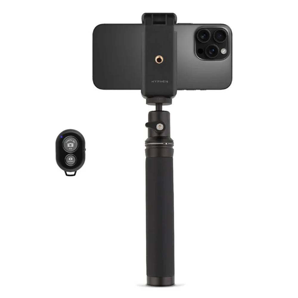 

Hyphen mini tripod and selfie stick smartphone camera, hvr-tts4619 - black