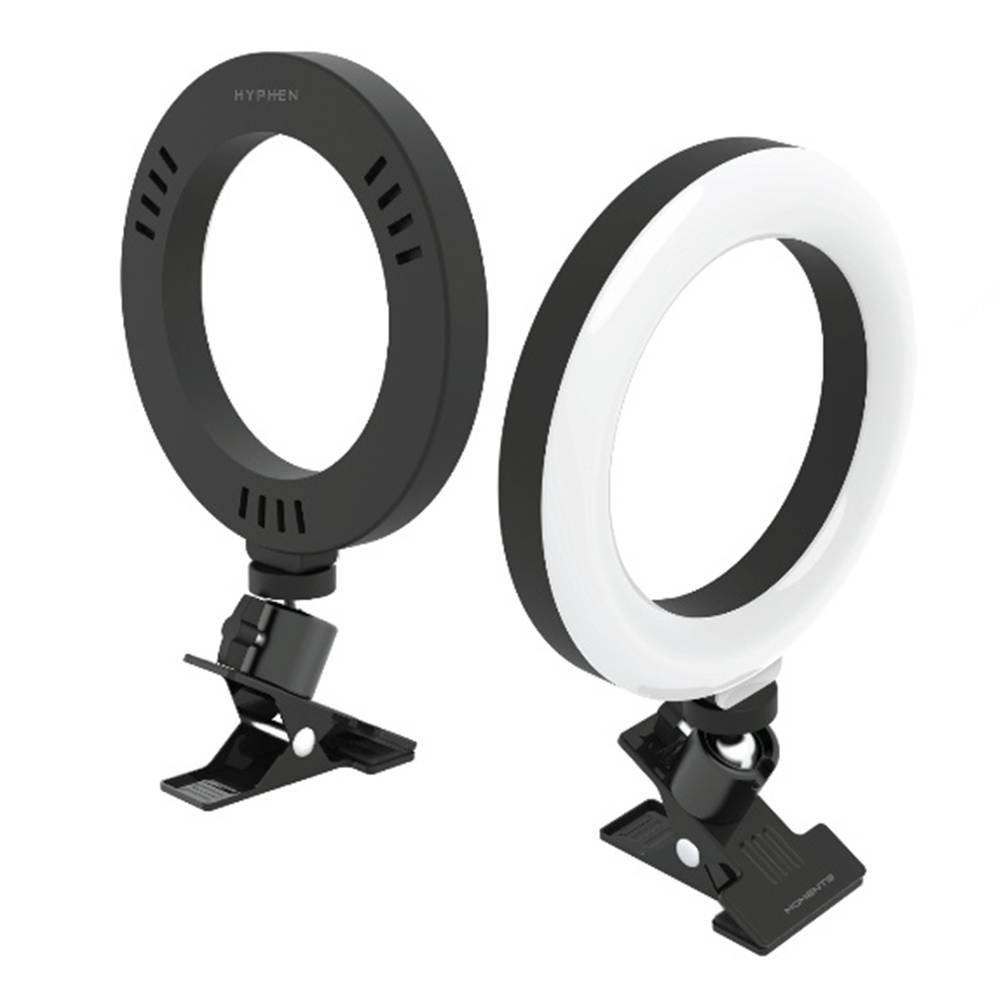 

Hyphen 6" led ring light with clamp, hvr-6rlc4626 - black