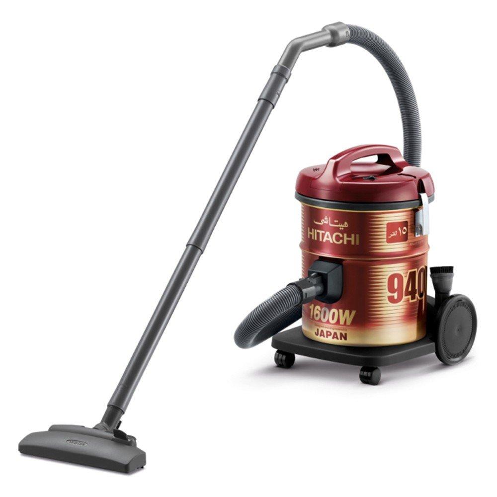 

Hitachi 1600w drum vacuum cleaner, 15l, cv-940y wr – wine red