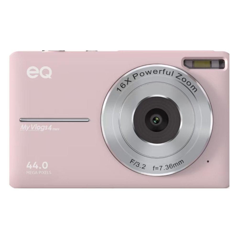 

Eq 44mp full hd mini digital camera 16x zoom compact, myvlogs4mini pnk - pink