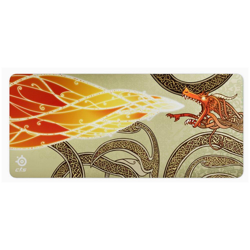 

Steelseries qck xxl cs2 dragon lore edition gaming mousepad, 63448 – multicolor