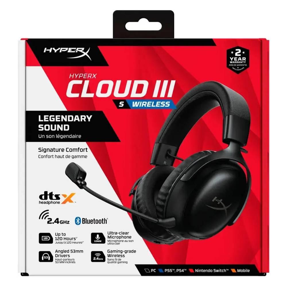 

Hyperx cloud iii s wireless gaming headset ,a59yzaa- black