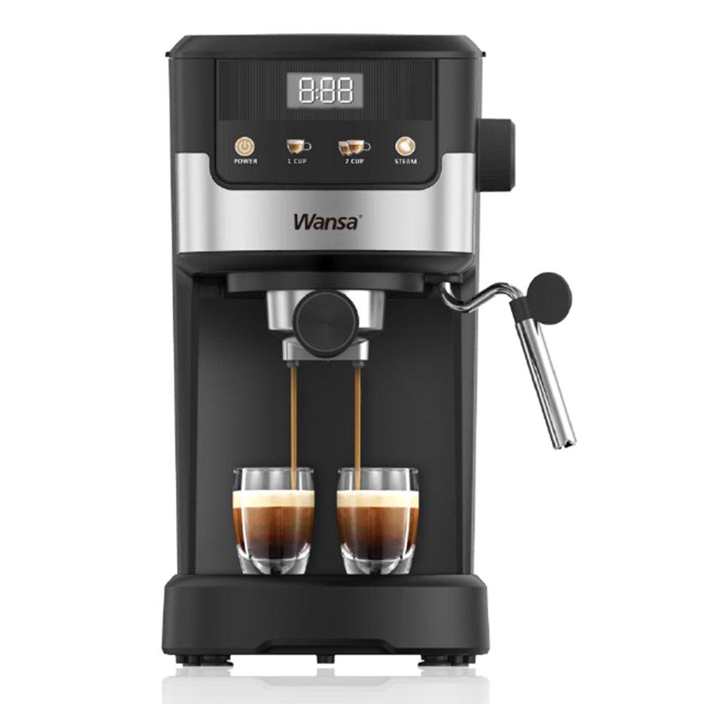 

Wansa 1100w coffee maker, cm8502g-gs - black