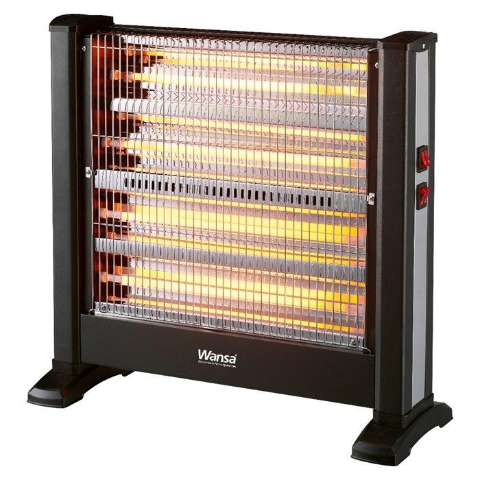 

Wansa 4 lamps halogen heater, lx-1703h - black