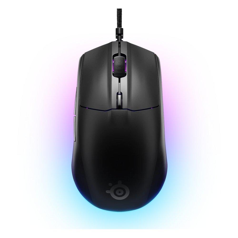 

Steelseries rival 3 gen 2 wired gaming mouse, 62515 - black