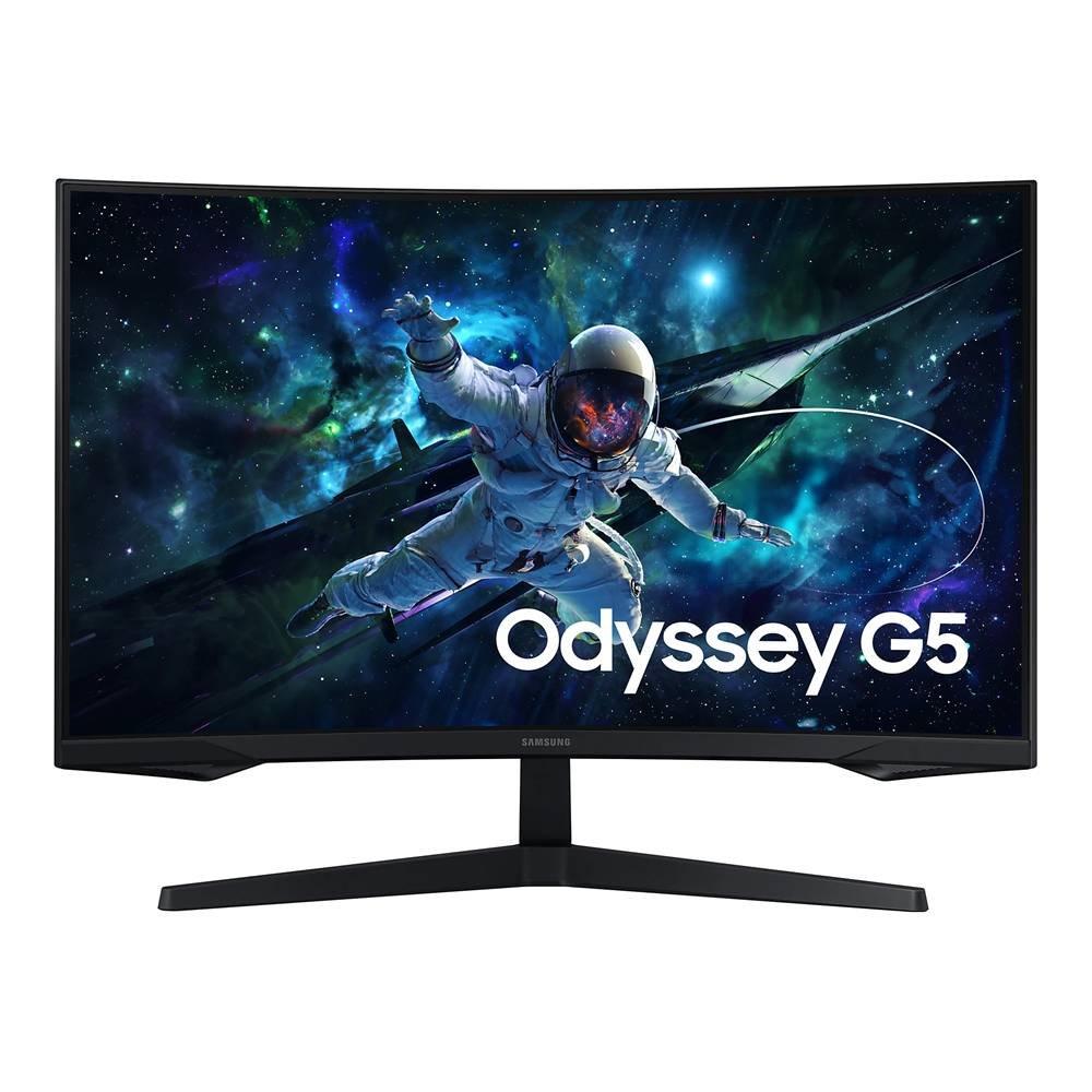

Samsung odyssey g5 g55c gaming monitor, 32-inch, ls27dg502emxue- black