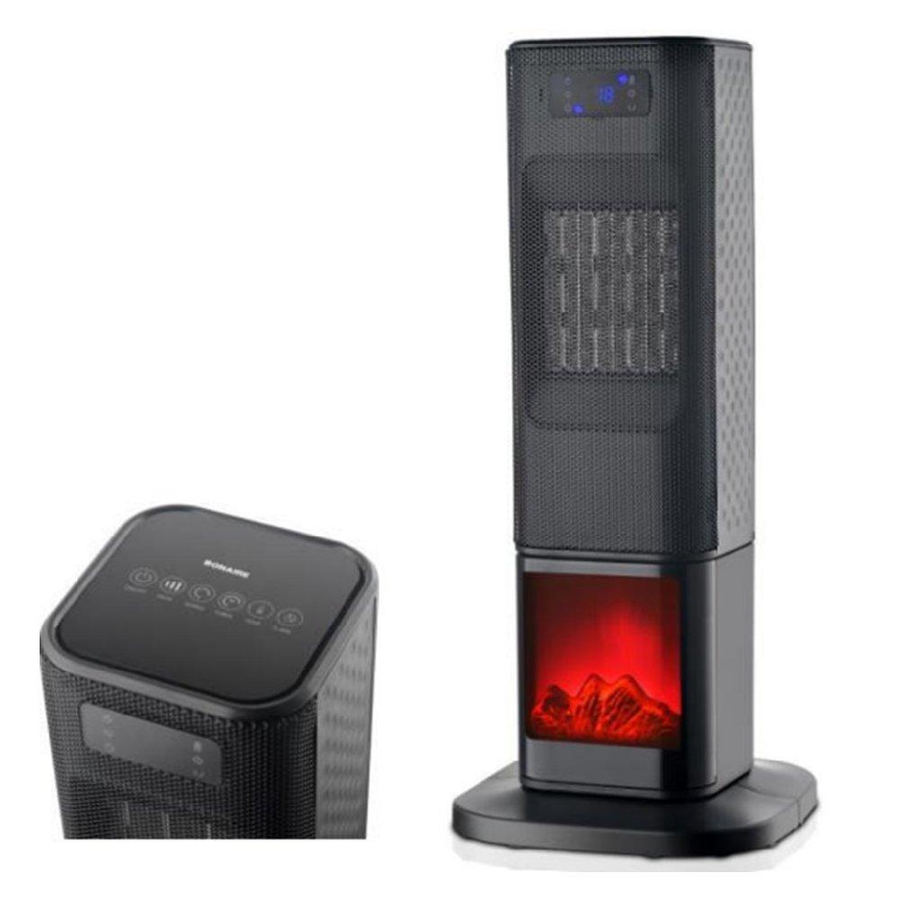 

Bonaire ptc fireplace heater, 1500w, tae517 - black