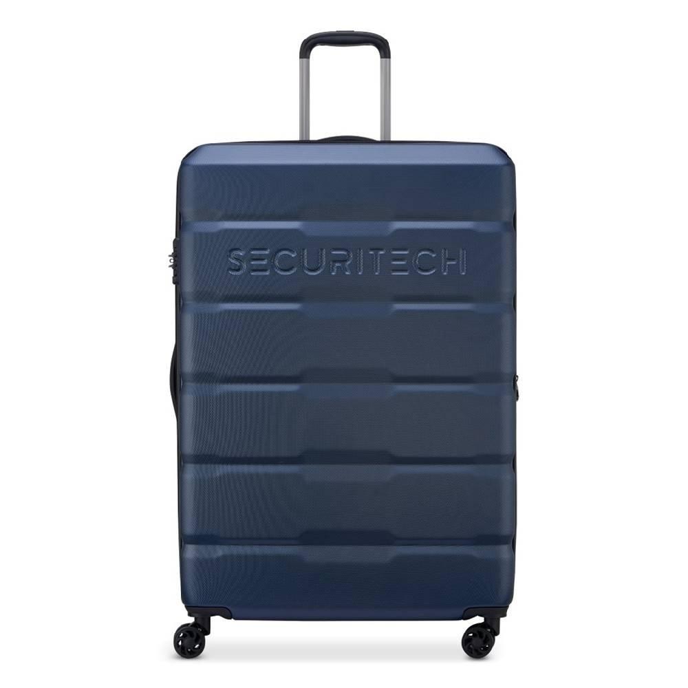 

Delsey citadel 70cm 4 wheel hard luggage, 00400581902- blue & black