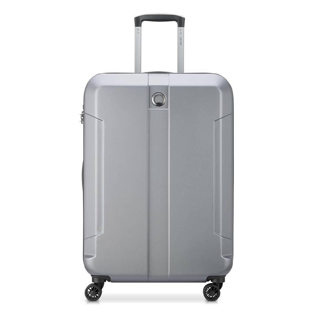 

Delsey depart 61cm 4 wheel cabin hard luggage, 00314580501 x9 - grey