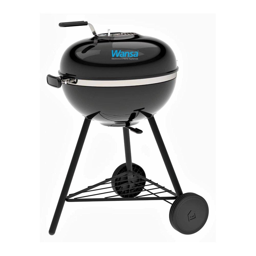 

Wansa mk-855029 charcoal grill with wheels - black
