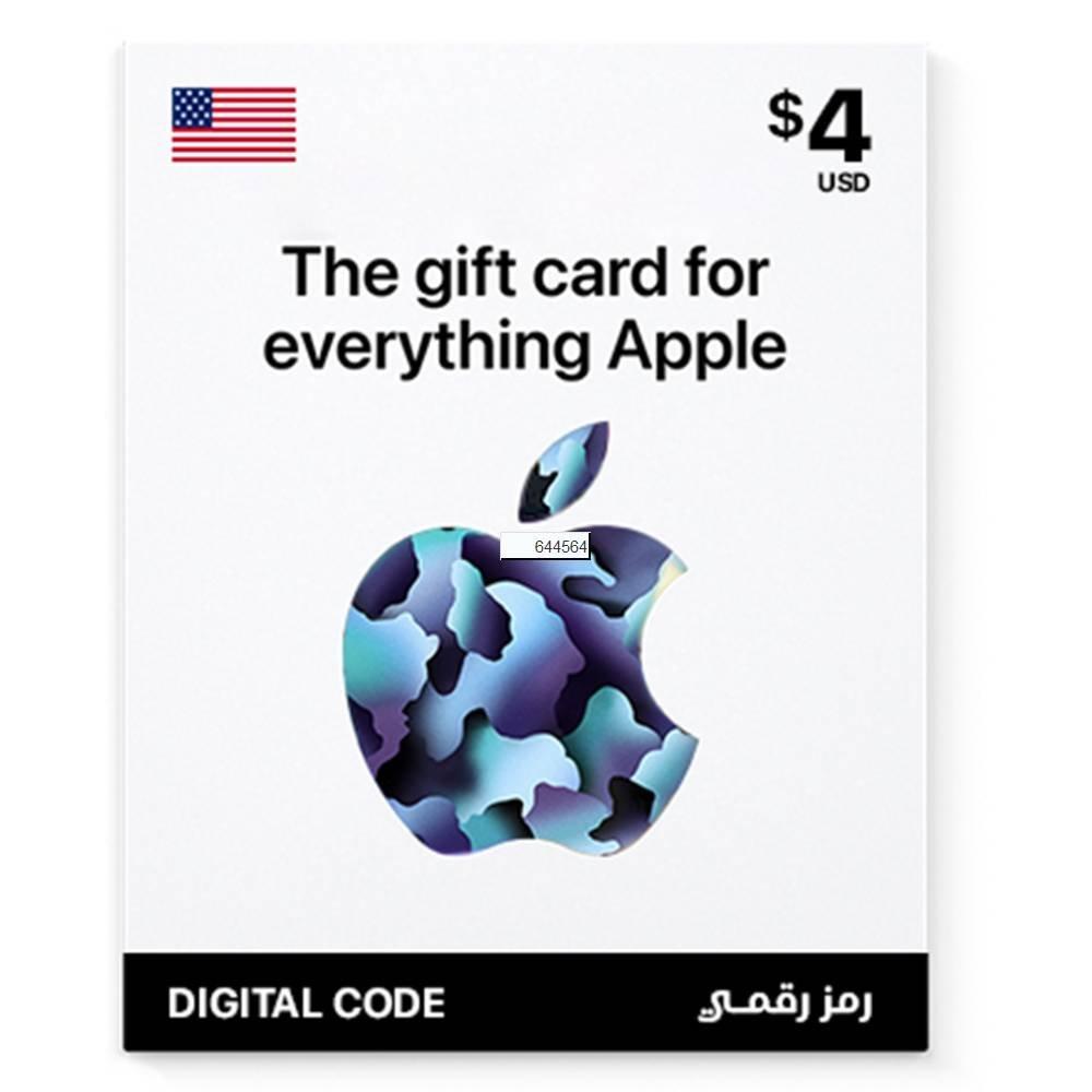 

Apple app store & itunes gift card $4