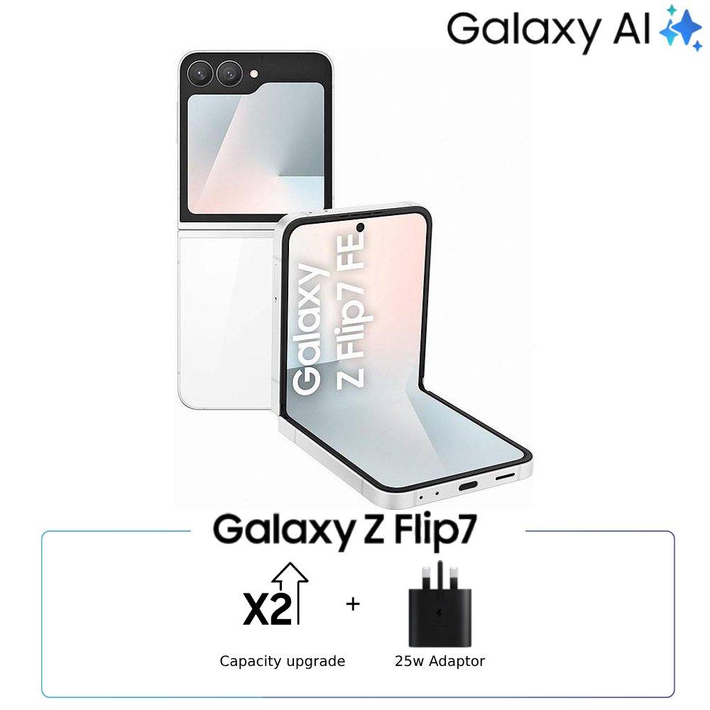 

Pre-order samsung galaxy z flip 7 fe 5g 256gb phone - white