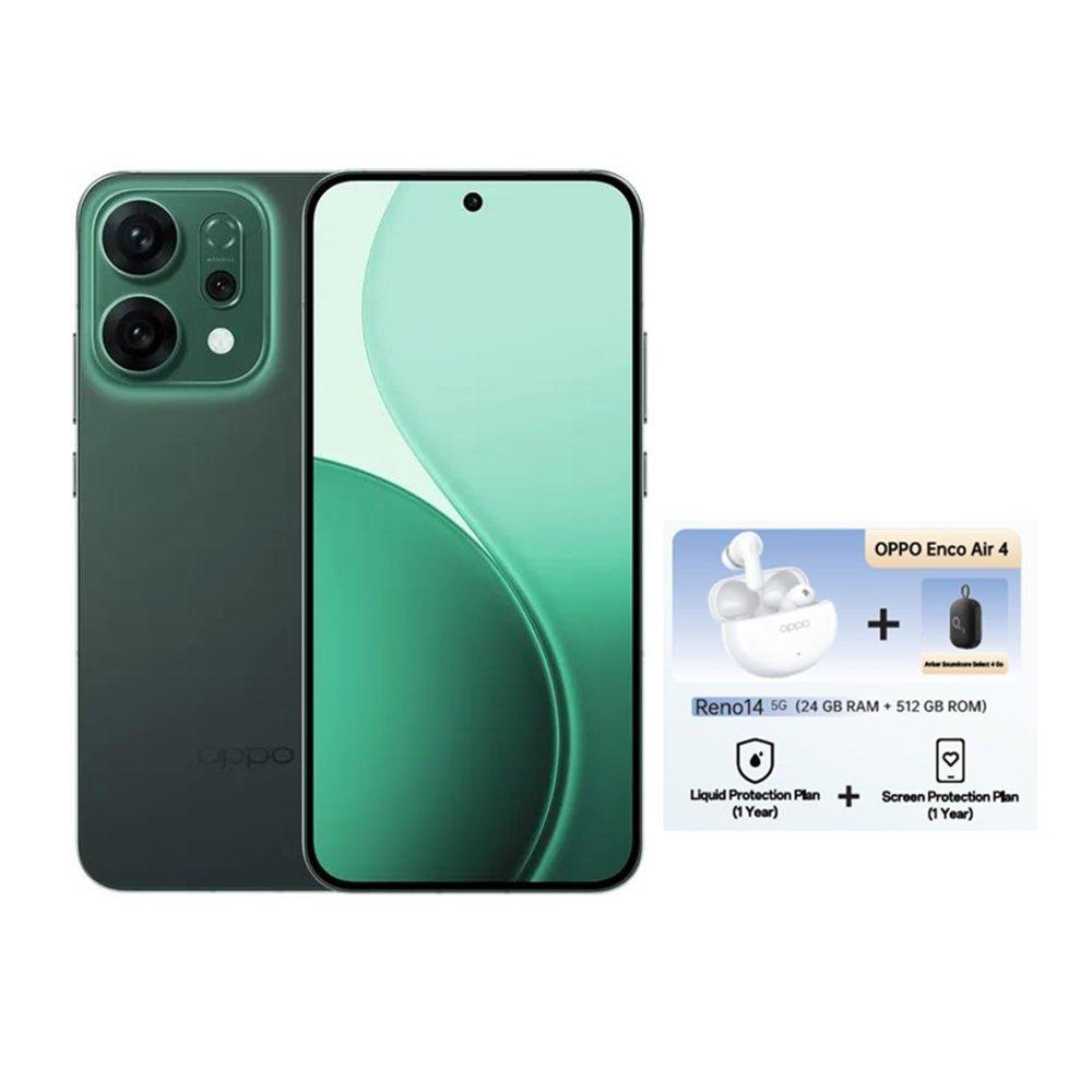 

Pre order oppo reno 14 5g phone, 6. 59", 512gb -green