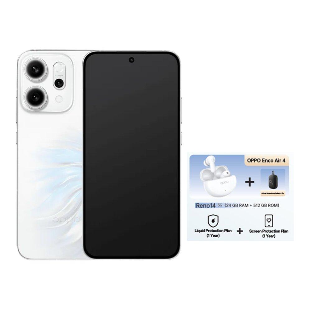 

Pre order oppo reno 14 5g phone, 6. 59", 512gb -white