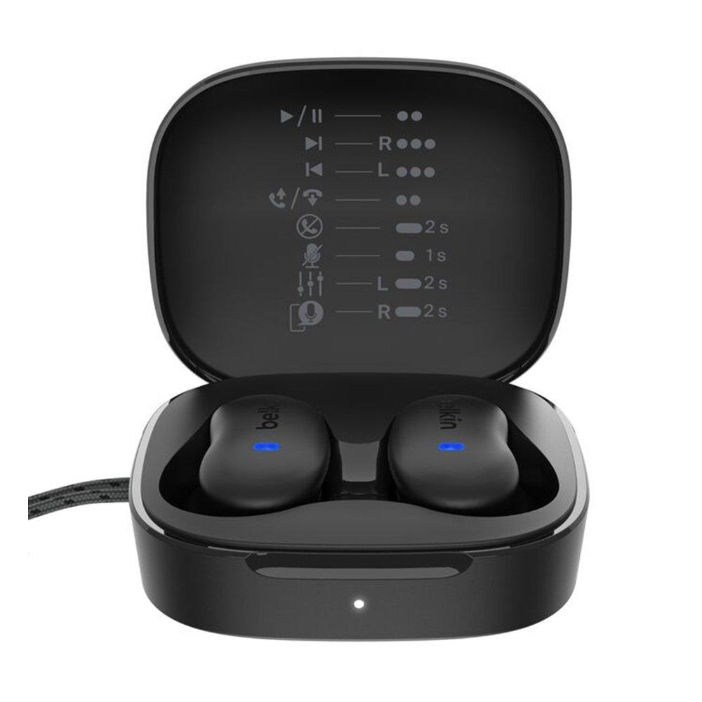 

Belkin soundform anywhere earbuds, wireless, auc014hqbk - black