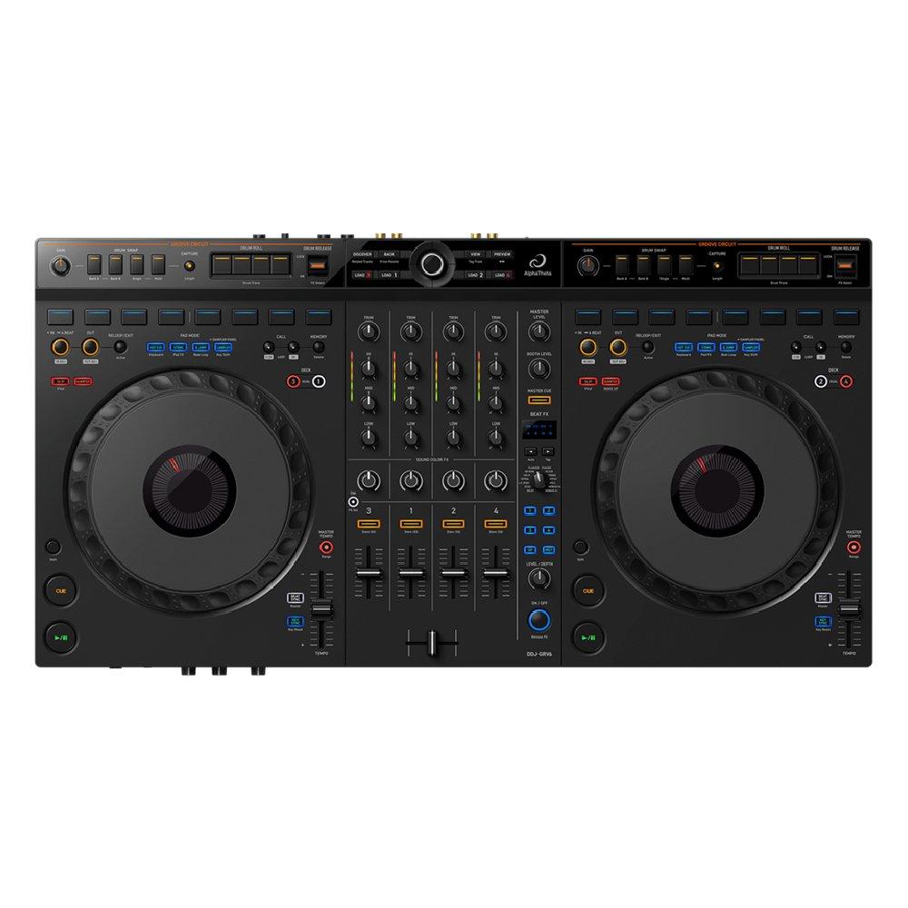 

Pioneer 4 channel dj controller, pioneer ddj-grv6 - black