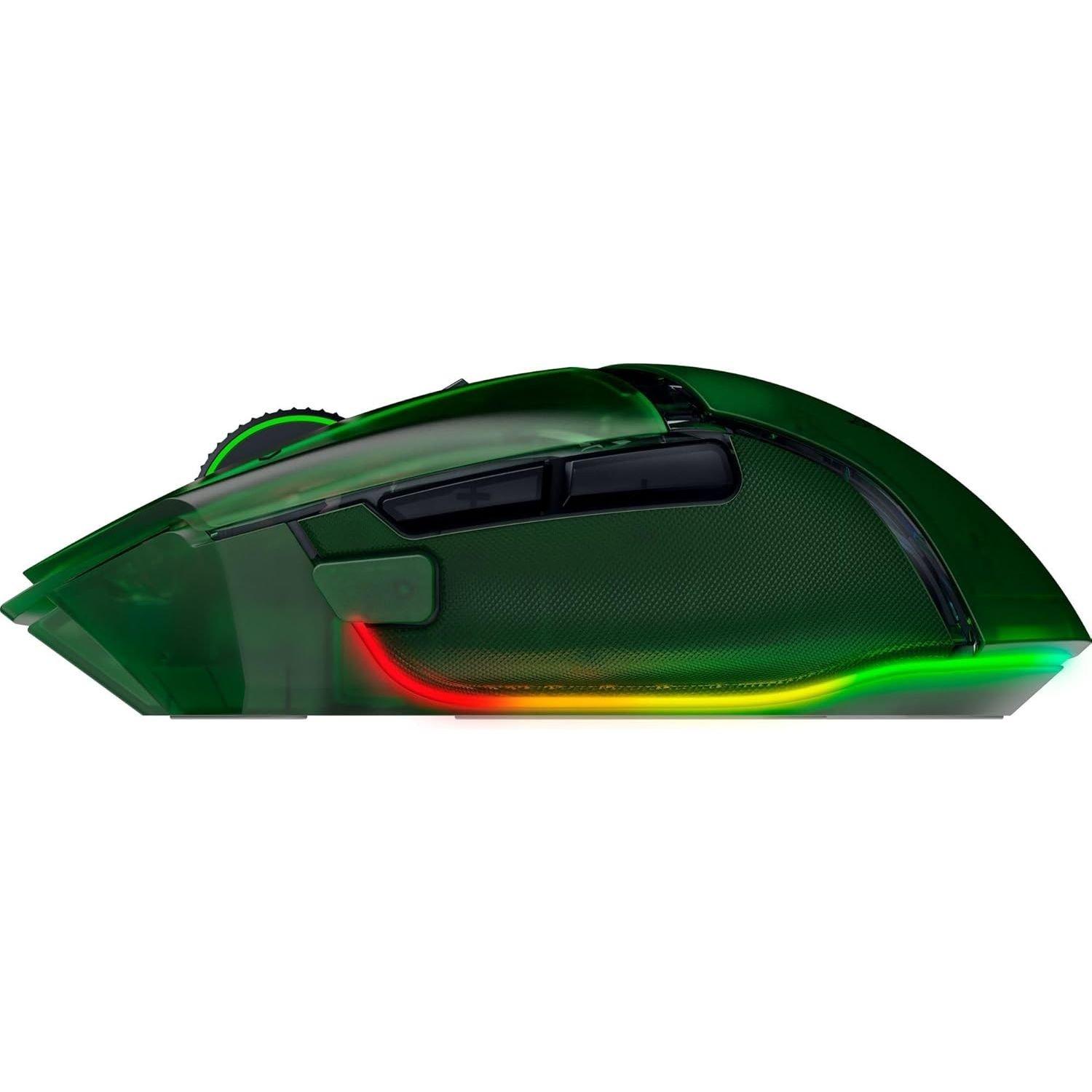 

Razer basilisk v3 pro 35k wireless gaming mouse, rz01-05240300-r3u1 - phantom green