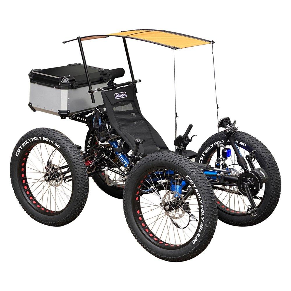 

Pre-order trikexplor 4wd off-road recumbent quad - black