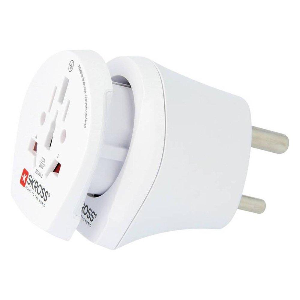 

Skross combo world to india adapter, 1500215-e - white