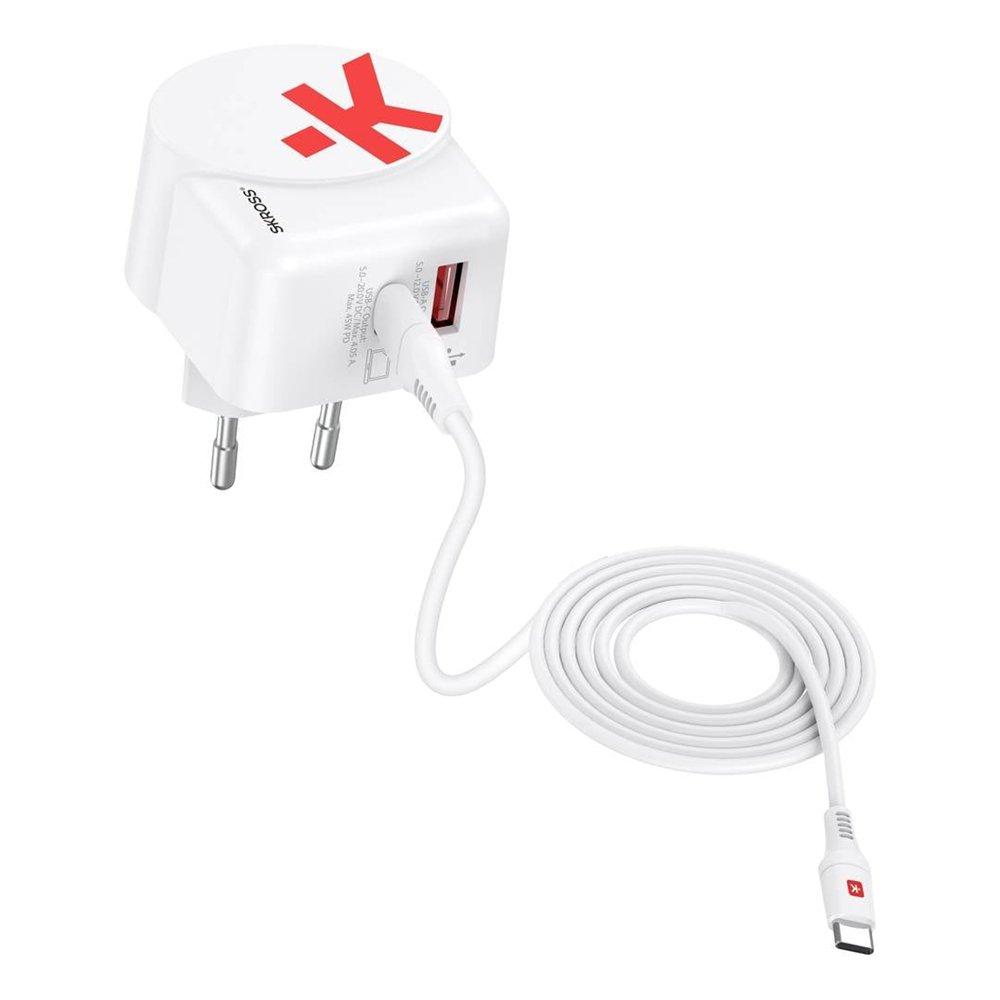 

Skross ac65pd usb charger with cable, 1302425 – white