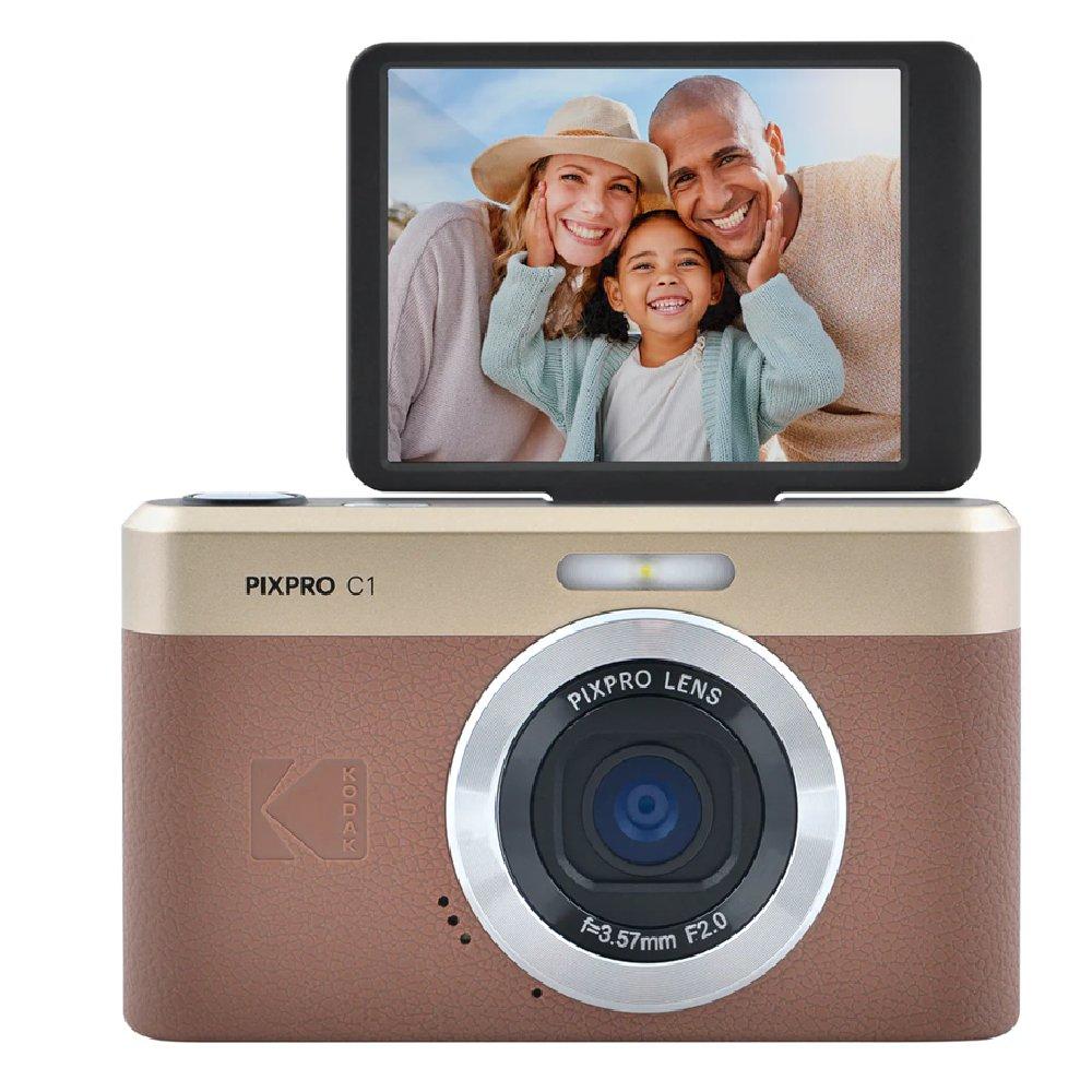 

Kodak pixpro 13mp digital camera, 4x digital zoom, c1bn - brown