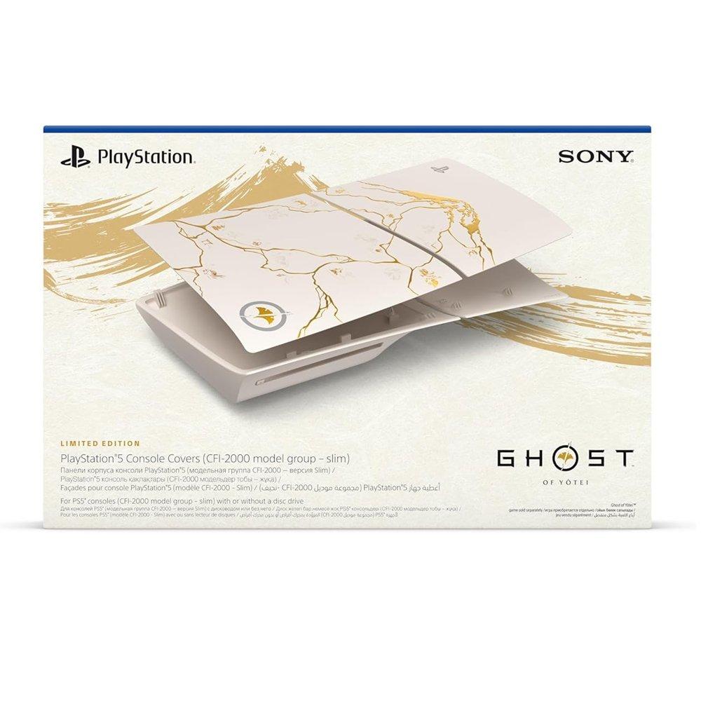 

Playstation 5 slim disc console covers – ghost of yotei gold limited edition