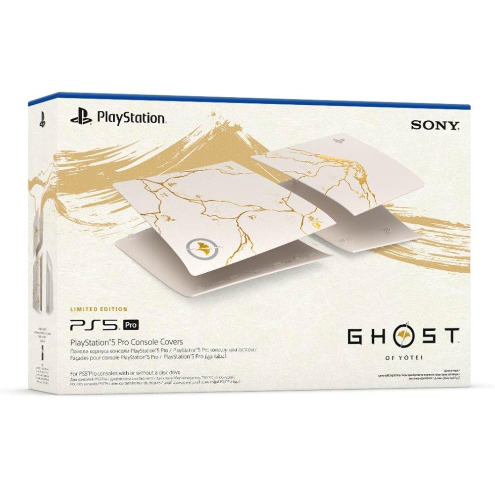 

Playstation 5 pro console covers – ghost of yotei gold limited edition