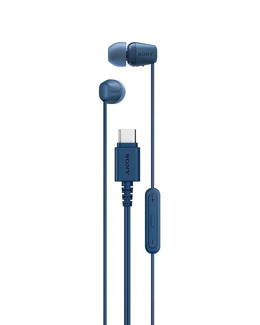 

Sony ier-ex15c earphones, usb-c, wired, ier-ex15c/lz - blue