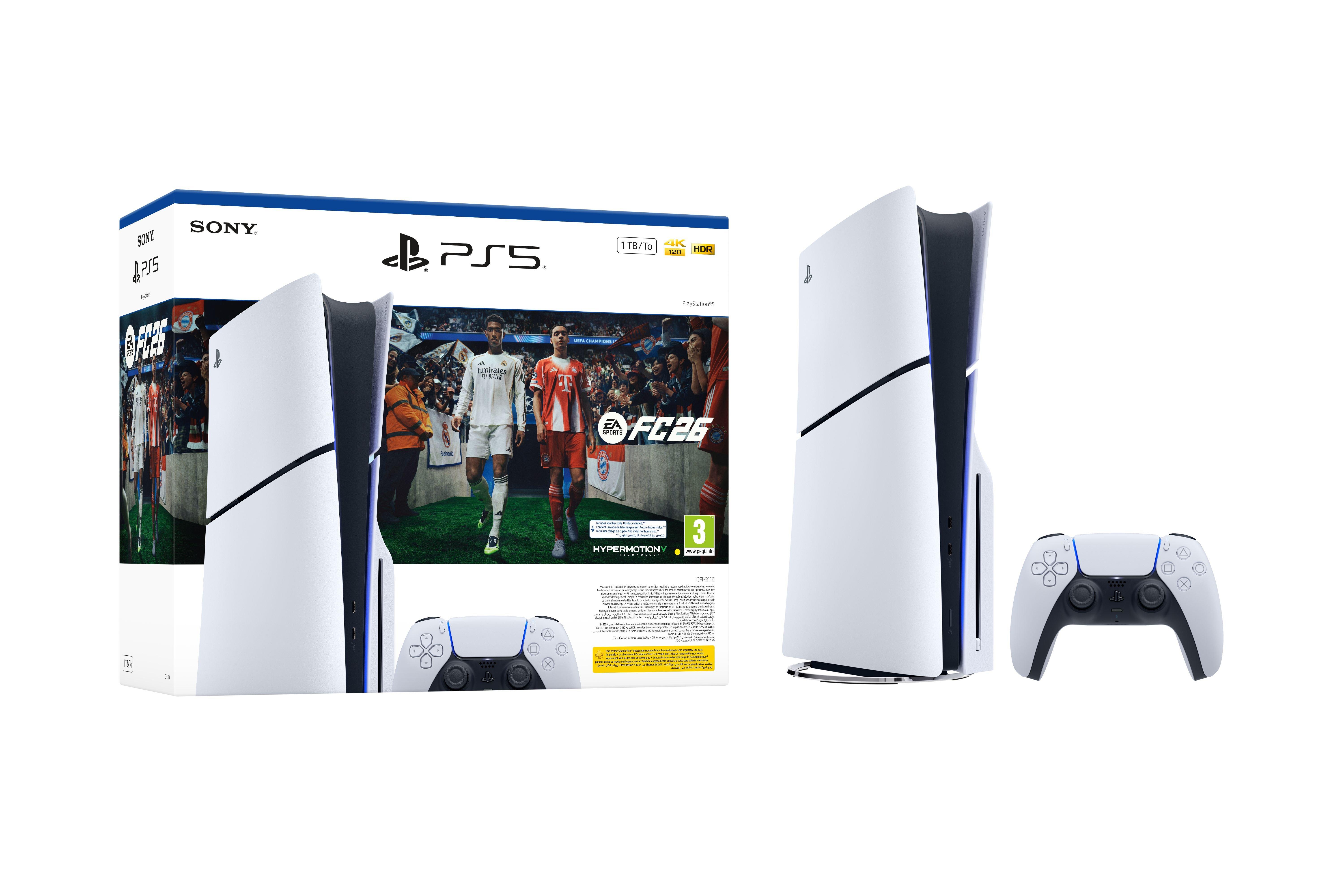 

Bundle sony playstation 5 slim disc edition with ea sports fc 26