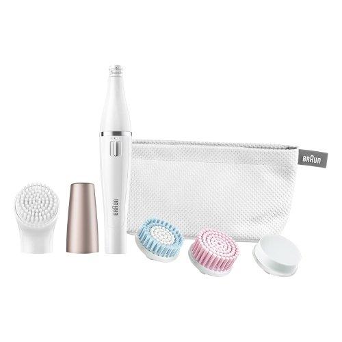 

Braun face spa sensitive beauty wet & dry cleansing brush + mini epilator