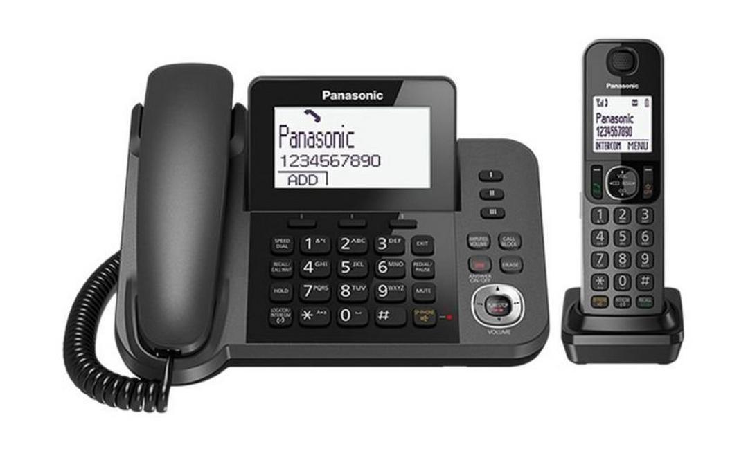 Panasonic Expandable Cordless Phone With Talking Caller ID (KX-TGF310UE) - Base Unit