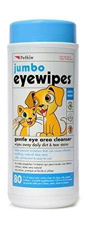 

Petkin jumbo eye wipes for puppies and kittens