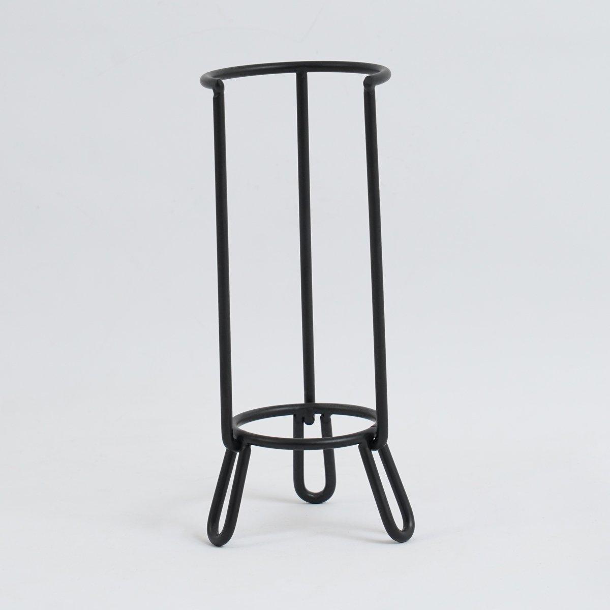 

Atilla glass gahwa holder black 5x17. 5 cm