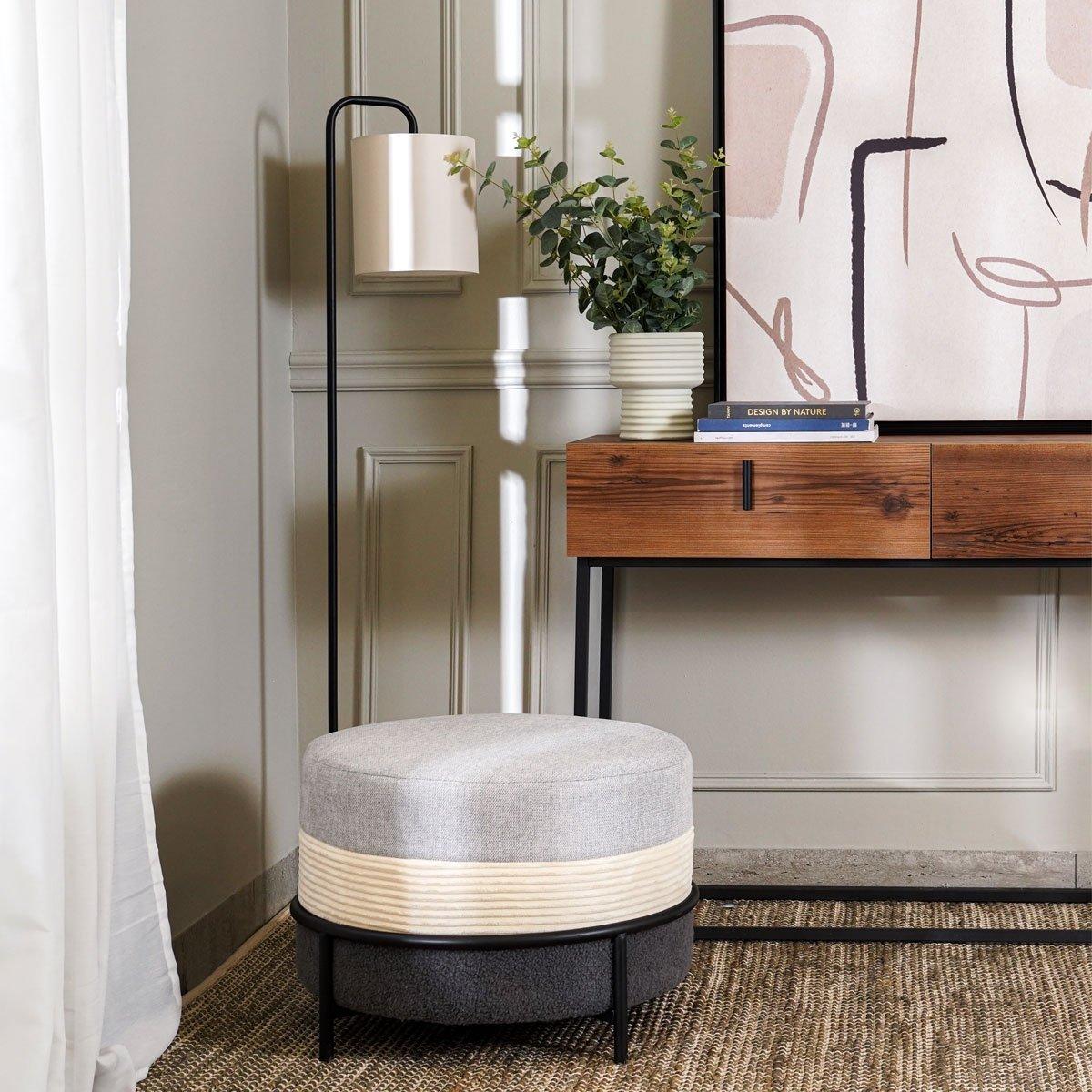 

Kolme stool grey 60x60x40 cm