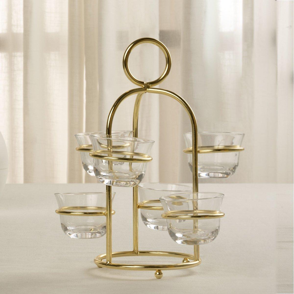 

Revolve gahwa set with holder gold 6pcs