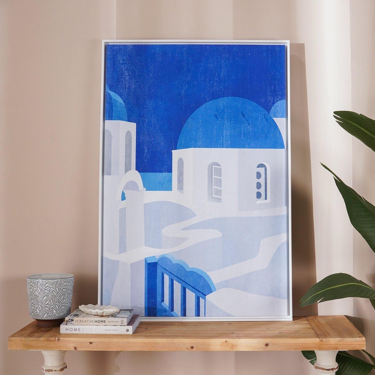 

Scenic printed art blue 80x120 cm