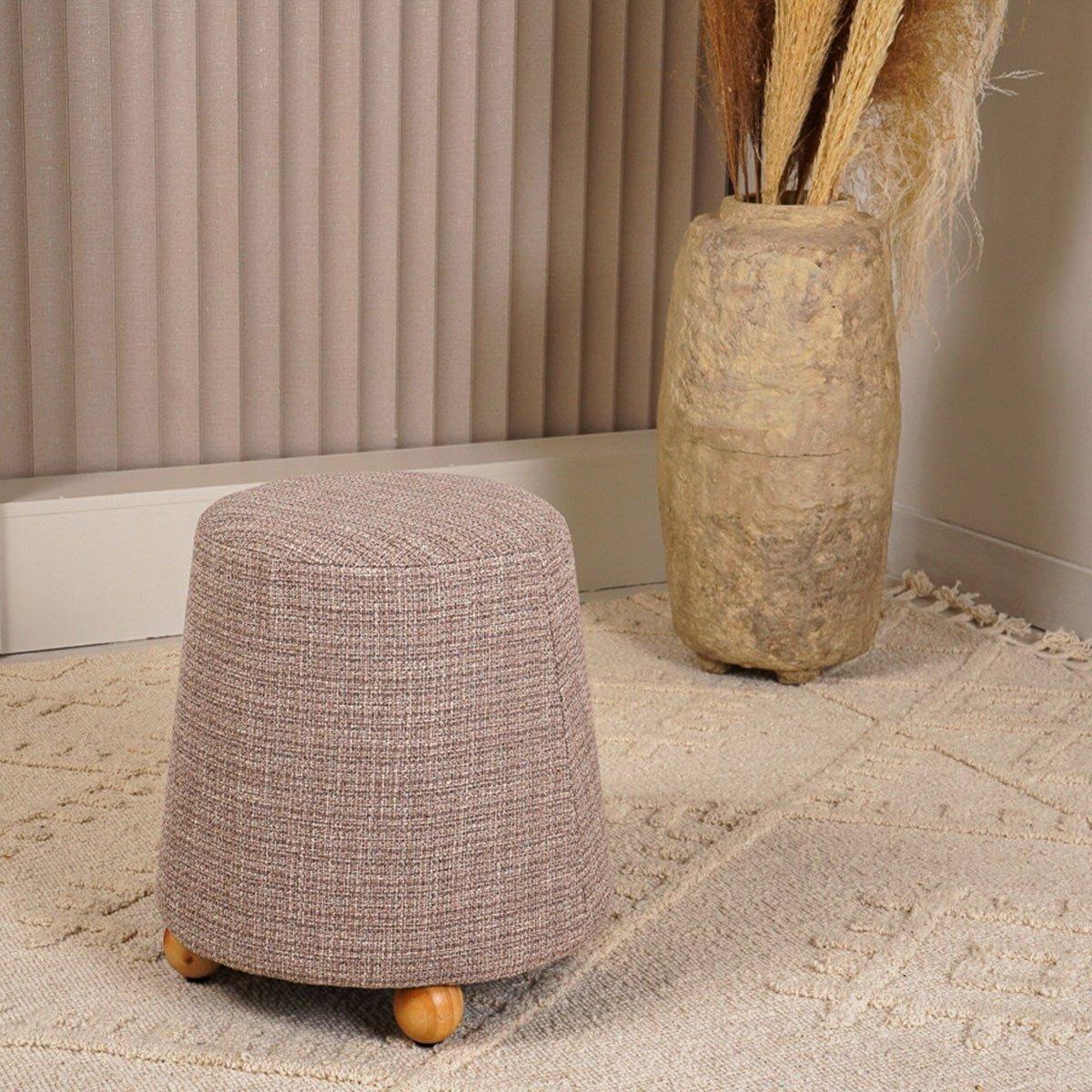 

Gabrielle beige pouf 40x40x42 cm