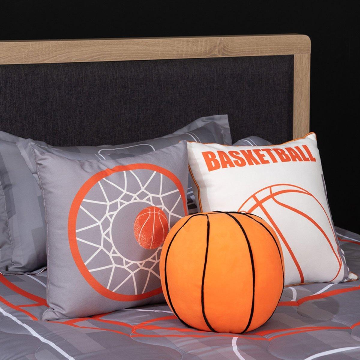 

Basketball kids cushion grey 40x40 cm