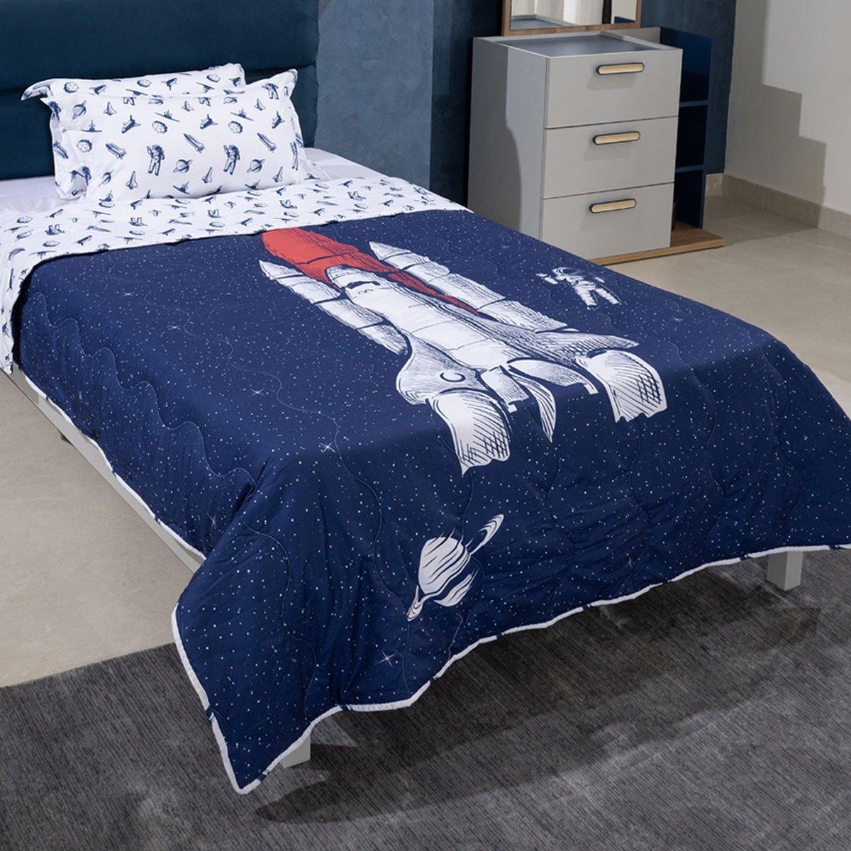 

Astro kids comforter set navy 180x220 cm